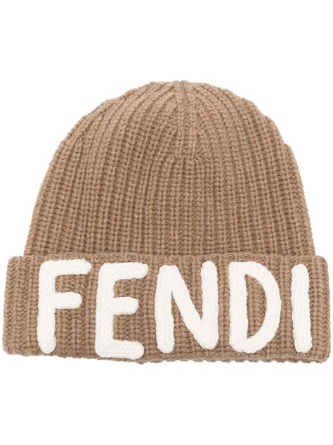 cuffia donna logo fendi|Cappelli Fendi in Lana Marrone taglia M International .